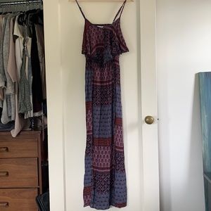 Patterned maxi dress